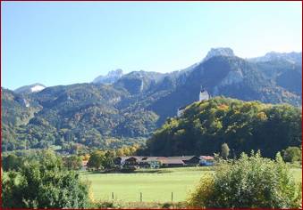 Aschau, Hohenaschau, Chiemgau, Chiemsee, Berge, Bergblick, ruhig, Wohnung, exklusiv, Denkmal, Terrasse, klein